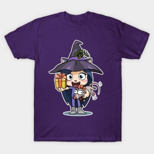 Kitty The Witch Happy Birthday. T-Shirt